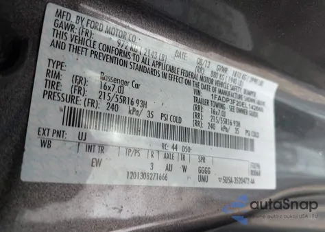 2014 Ford Focus Se z USA, uszkodzony, nr VIN 1FADP3F20EL142660